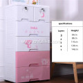 Baby Plastic Drawer Cabinet 5-tier Clothes Cabinets